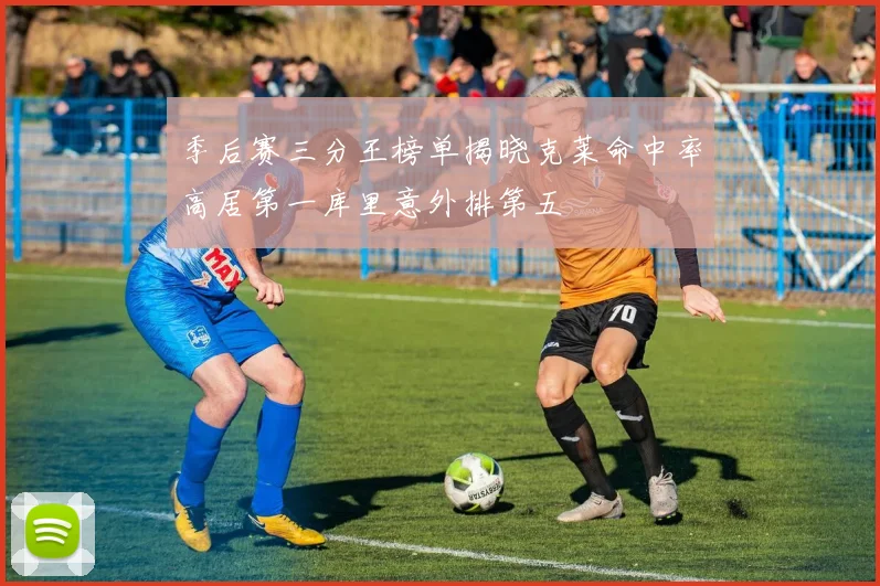 季后赛三分王榜单揭晓克莱命中率高居第一库里意外排第五